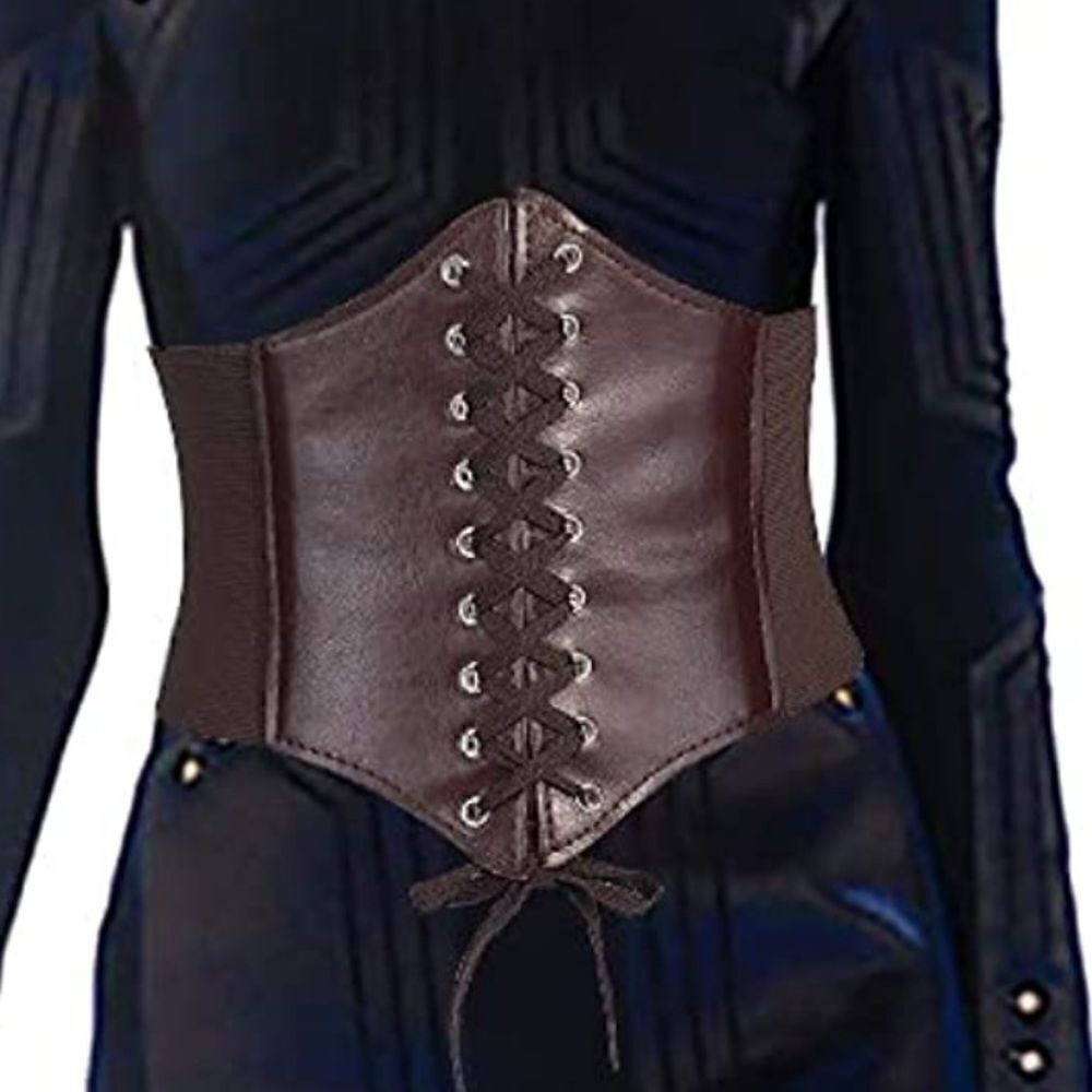 Brown corset belt  